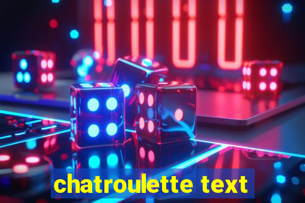 chatroulette text